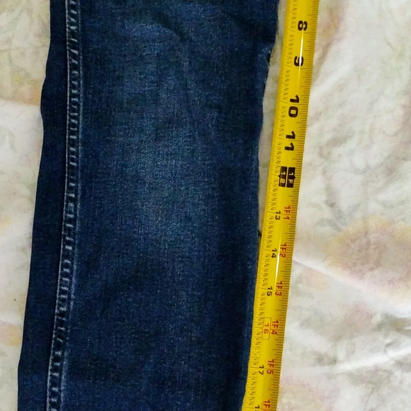 Madewell Blue Straight Leg 10" Highrise Jeans with Classic Indigo Tone - Picture 10 of 10
